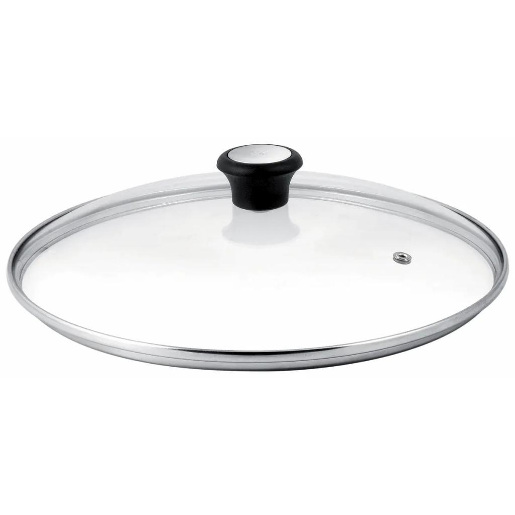 Кришка для посуду Tefal 20см, скло, пластик (28097312) - изображение 1