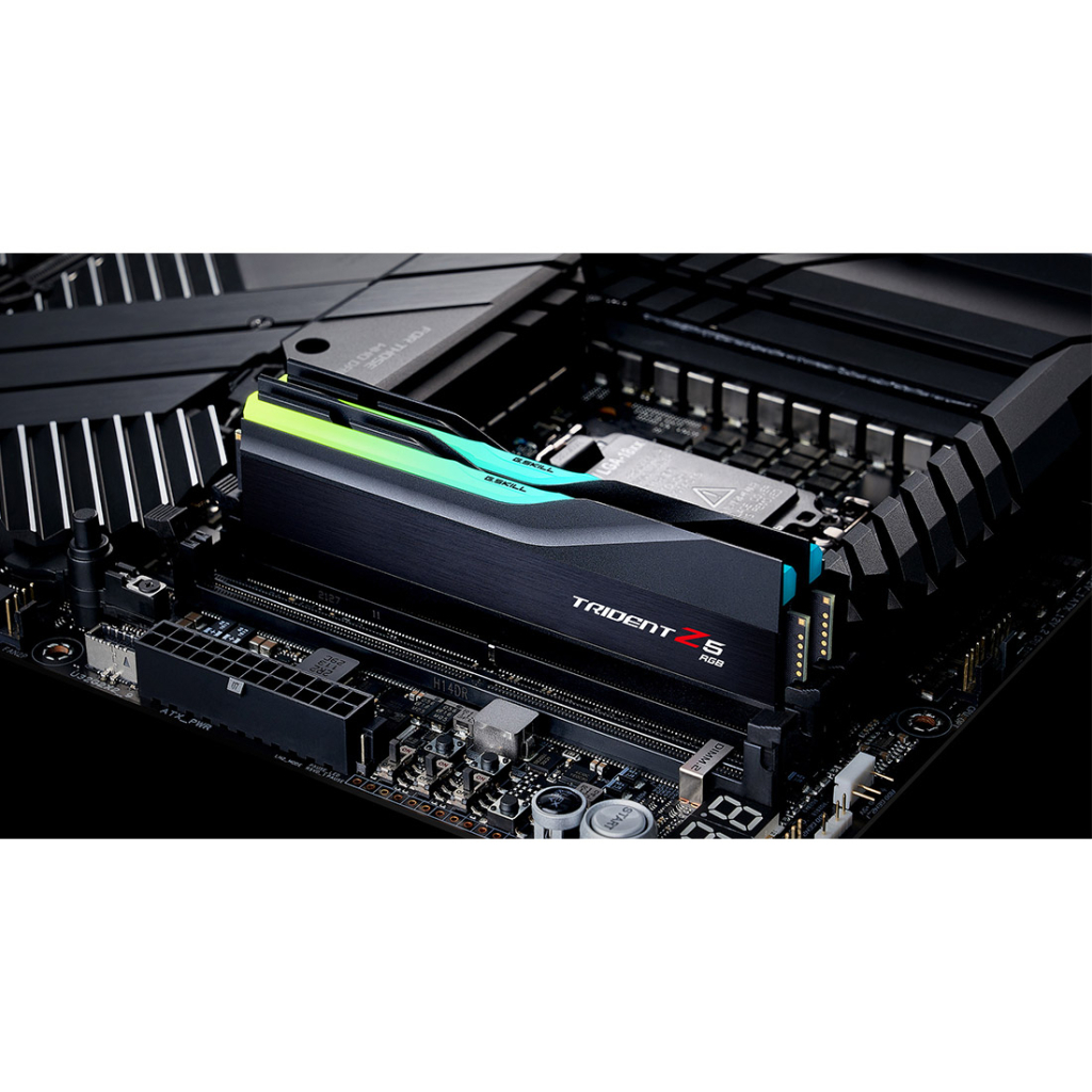 Модуль пам'яті для комп'ютера DDR5 96GB (2x48GB) 5600 MHz Trident Z5 RGB Matte Black G.Skill (F5-5600J4040D48GX2-TZ5RK) - зображення 5