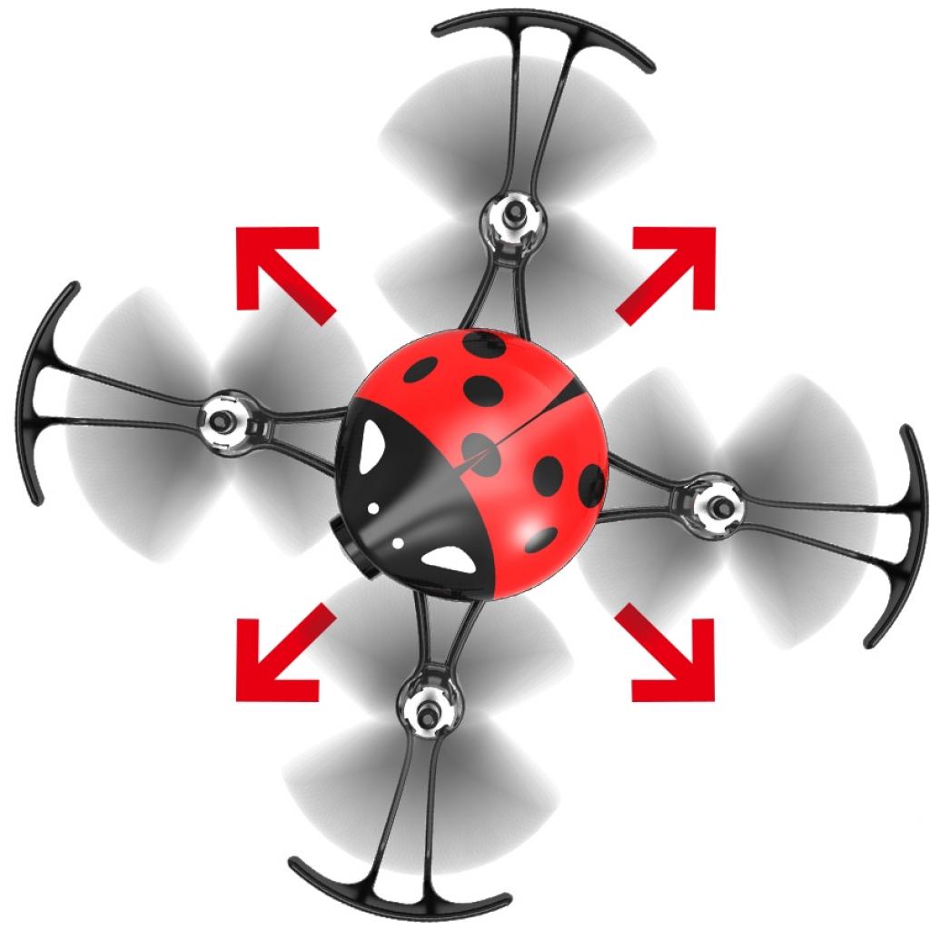 Радіокерована іграшка Syma Квадрокоптер 2.4 ГГц 10.3 см Red (X27_red) - зображення 3