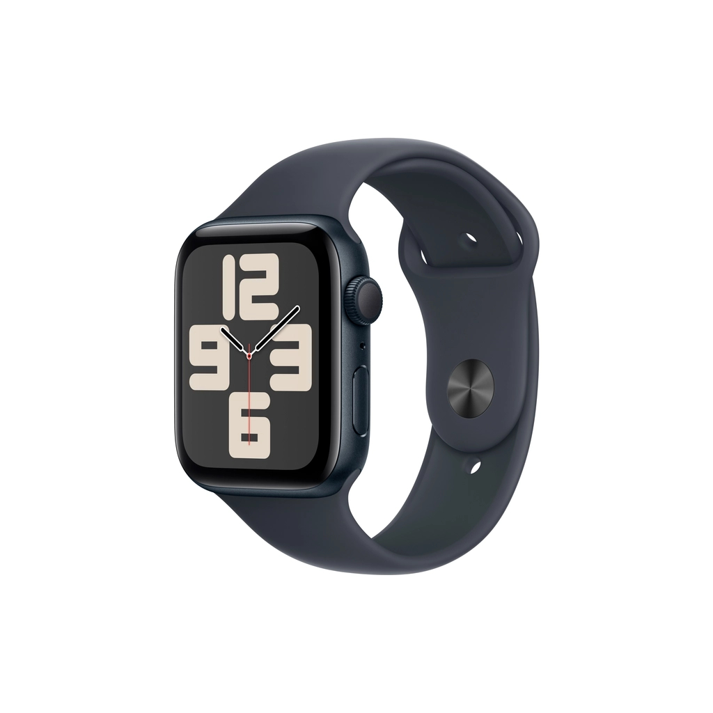 Смарт-годинник Apple Watch SE 2024 GPS 44mm Midnight Aluminium Case with Midnight Sport Band - S/M (MXEJ3QH/A) - зображення 1