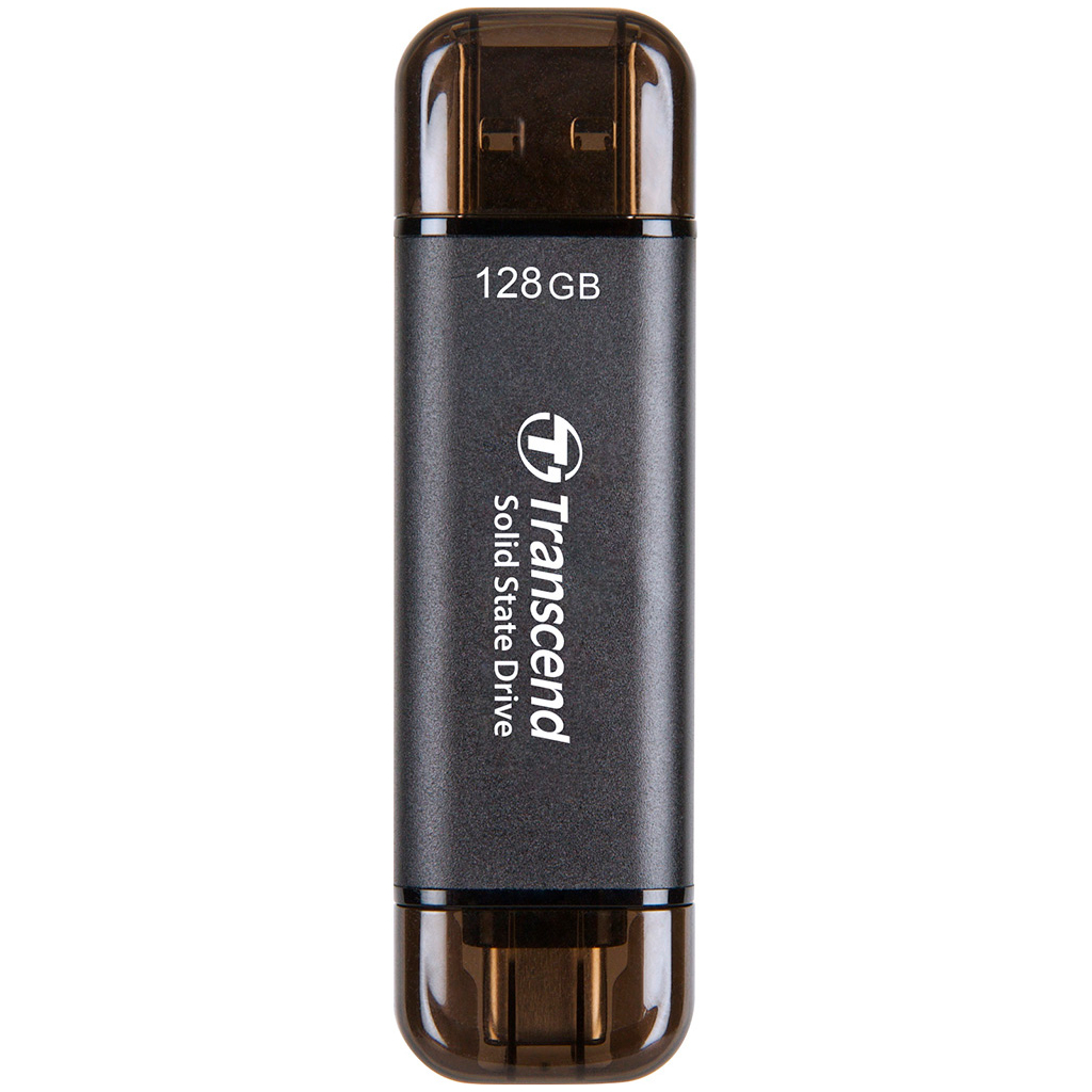 Накопичувач SSD USB 3.2 128GB Transcend (TS128GESD310C) - зображення 1