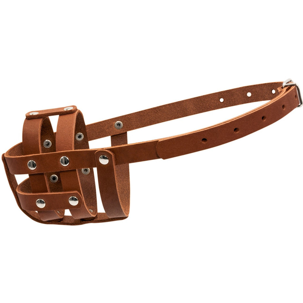 Намордник для собак Collar м'який №0 (спанієль) коричневий (06336) - зображення 3