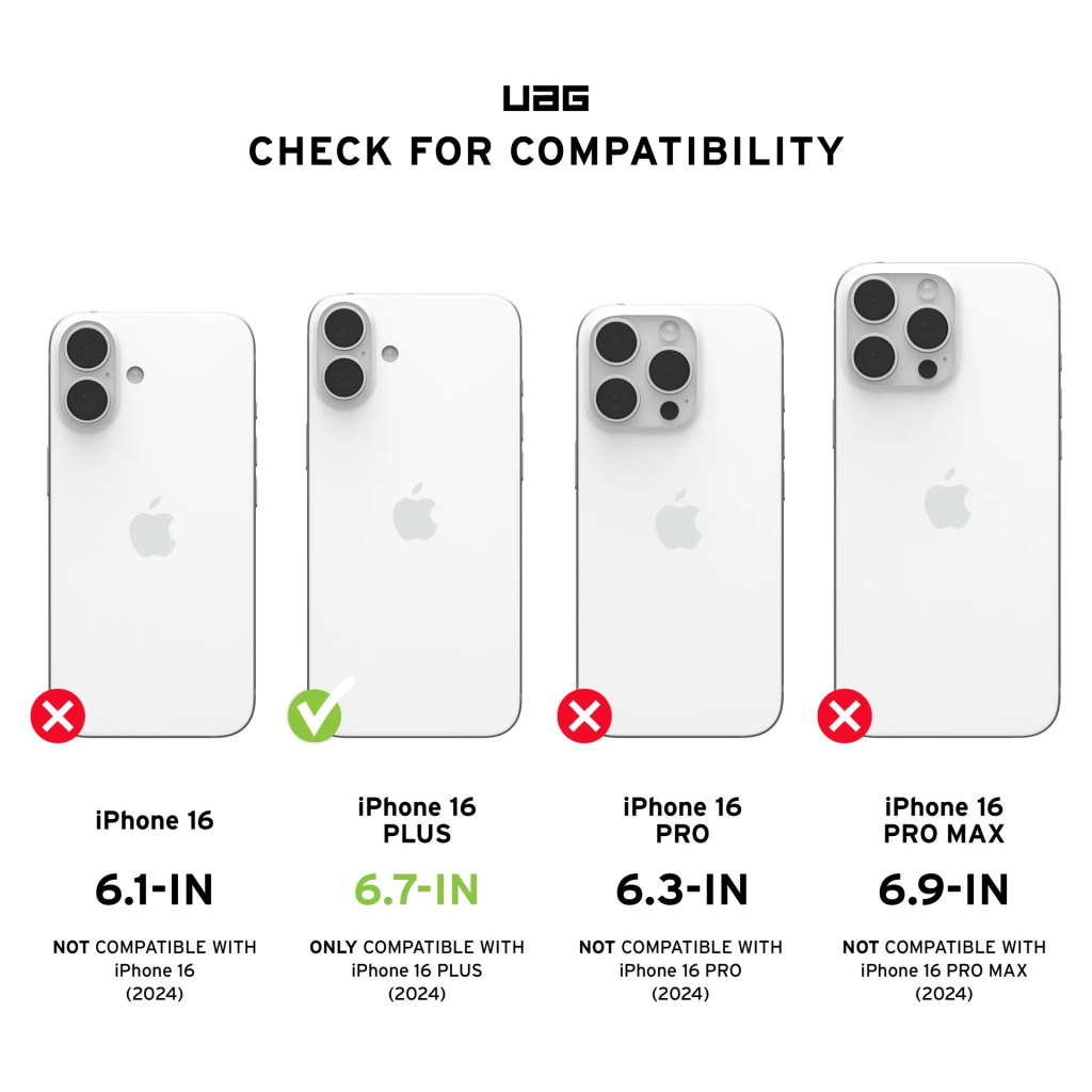 Чохол до мобільного телефона UAG iPhone 16 Plus Plasma XTE MagSafe Black/Orange (114473114097) - зображення 9