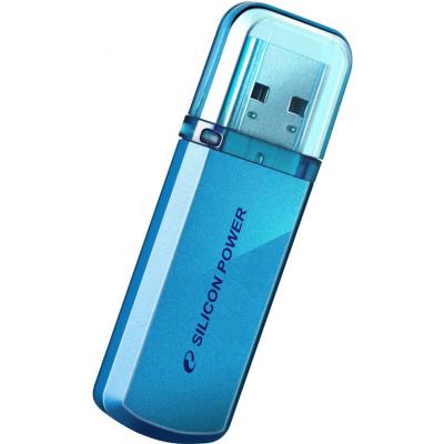 USB флеш накопичувач Silicon Power 64GB Helios 101 Blue USB 2.0 (SP064GBUF2101V1B) - зображення 2