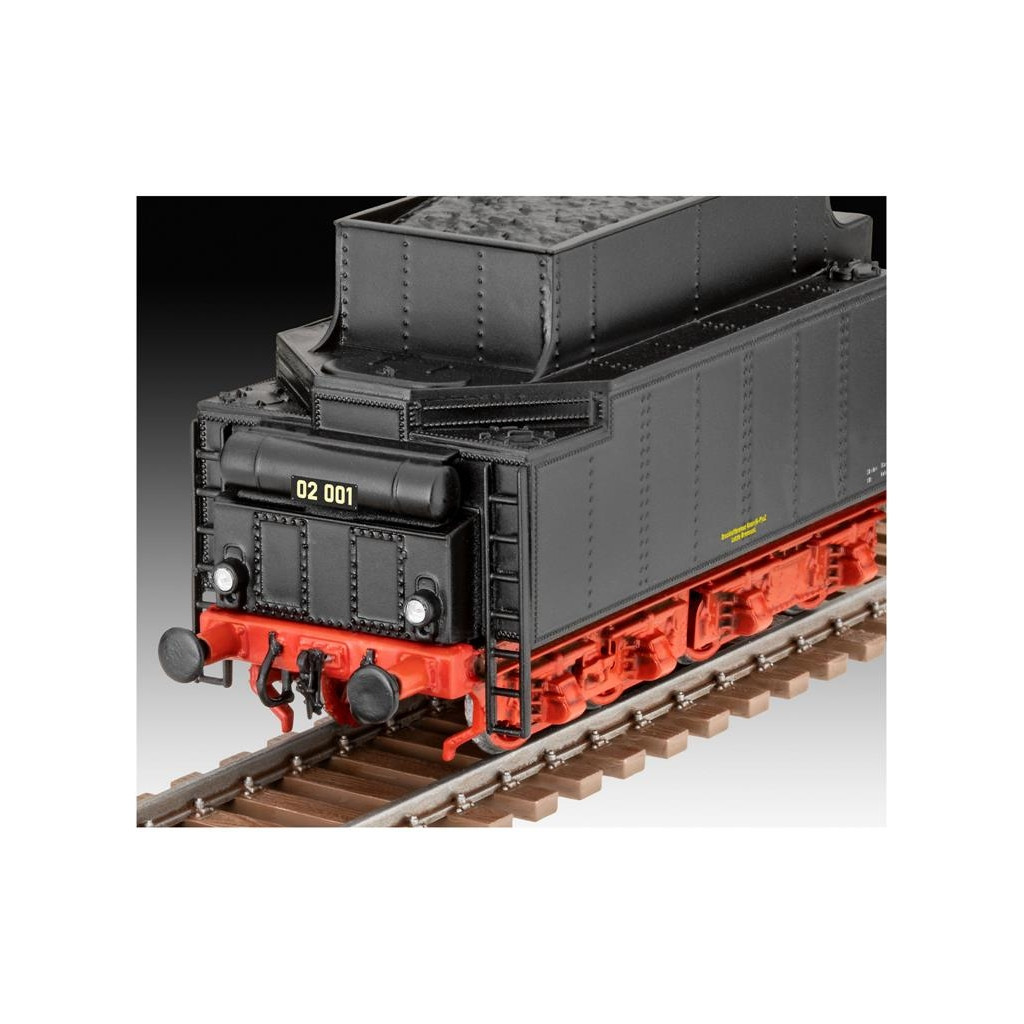 Збірна модель Revell Експрес локомотив BR02 з тендером 2'2'T30 рівень 4 масштаб 1:87 (RVL-02171) - зображення 8