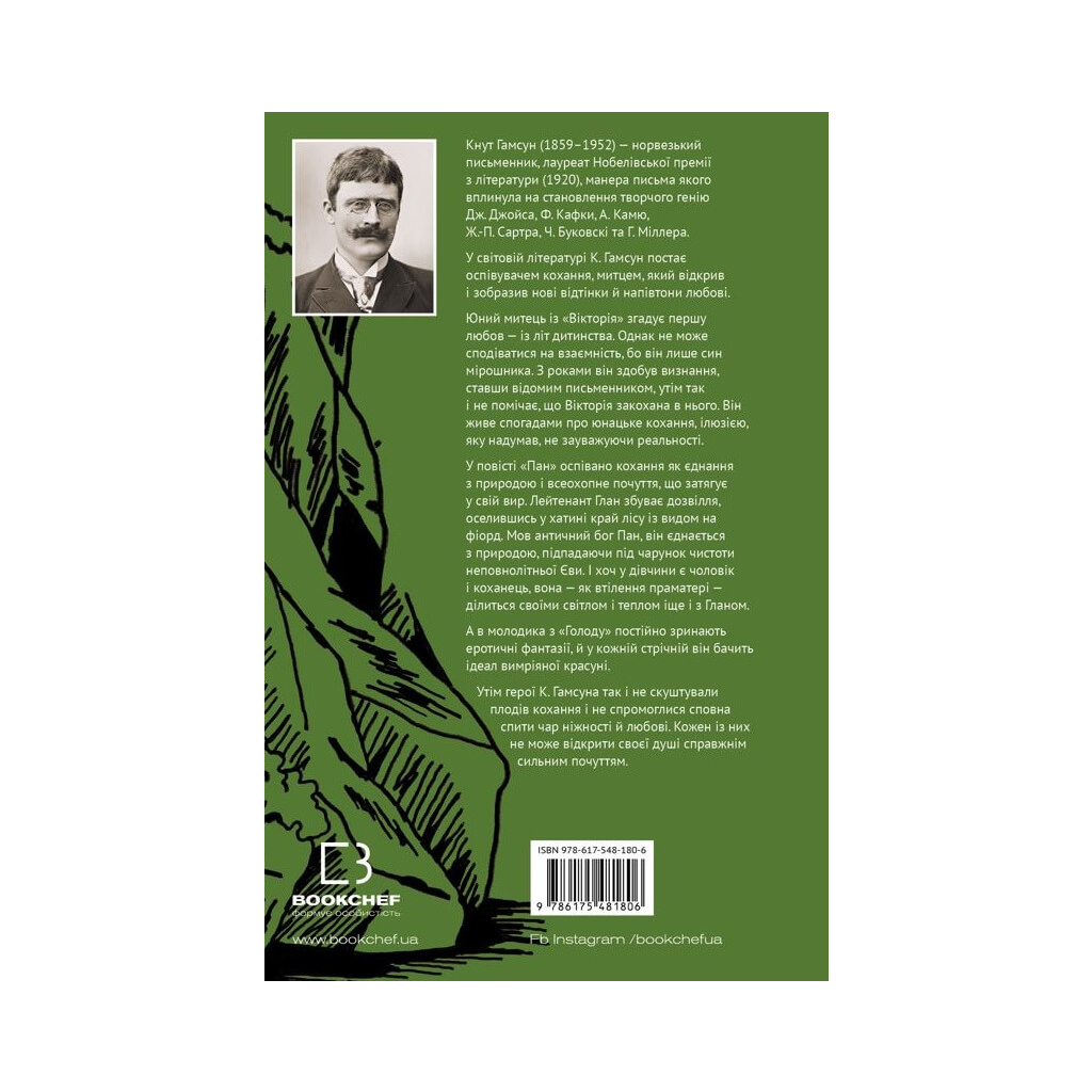 Книга Вікторія. Пан. Голод - Кнут Гамсун BookChef (9786175481806) - зображення 3
