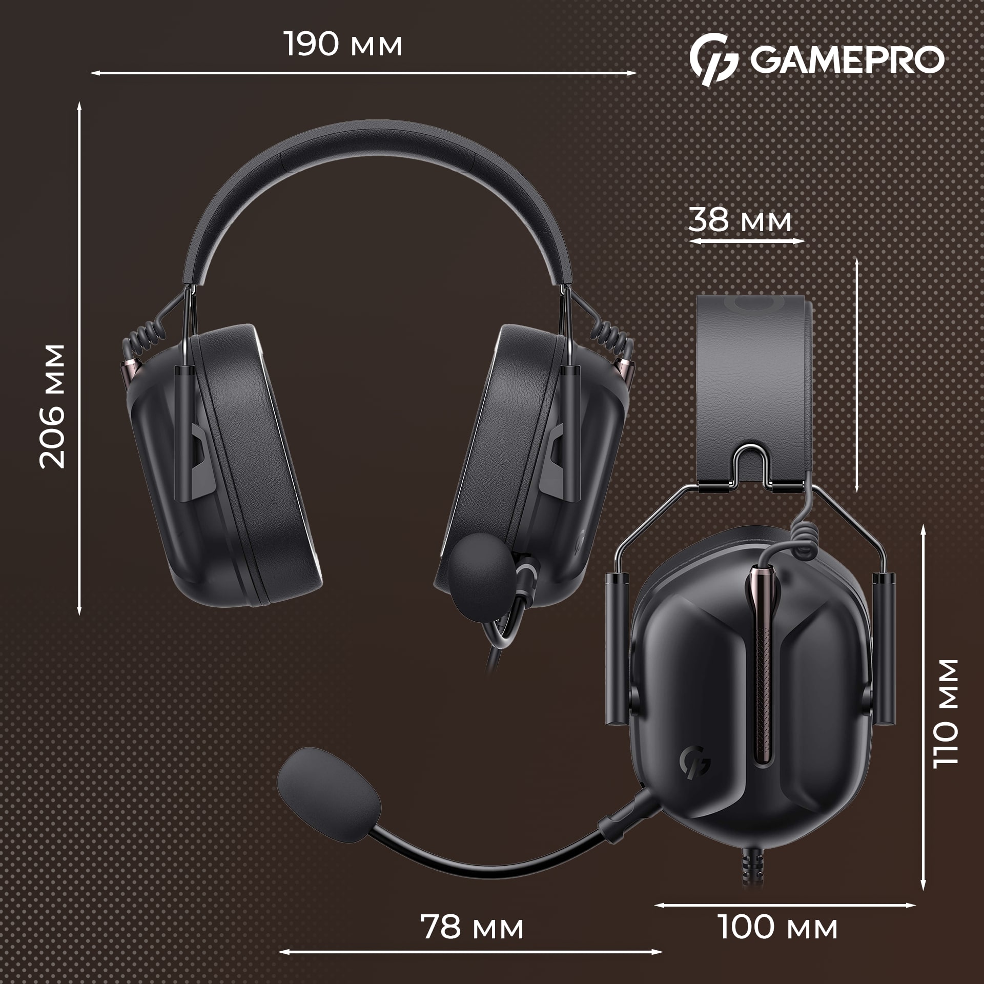 Гарнітура GamePro Genesis Hunter Black (HS1350B) - зображення 14