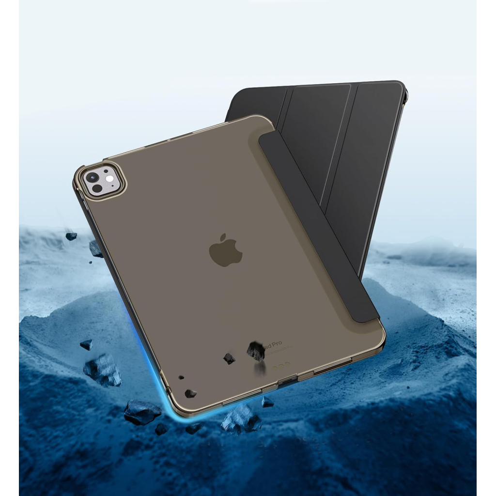 Чохол до планшета BeCover Tri Fold Hard Apple iPad Pro 11" M4 2024 Black (711726) - зображення 4