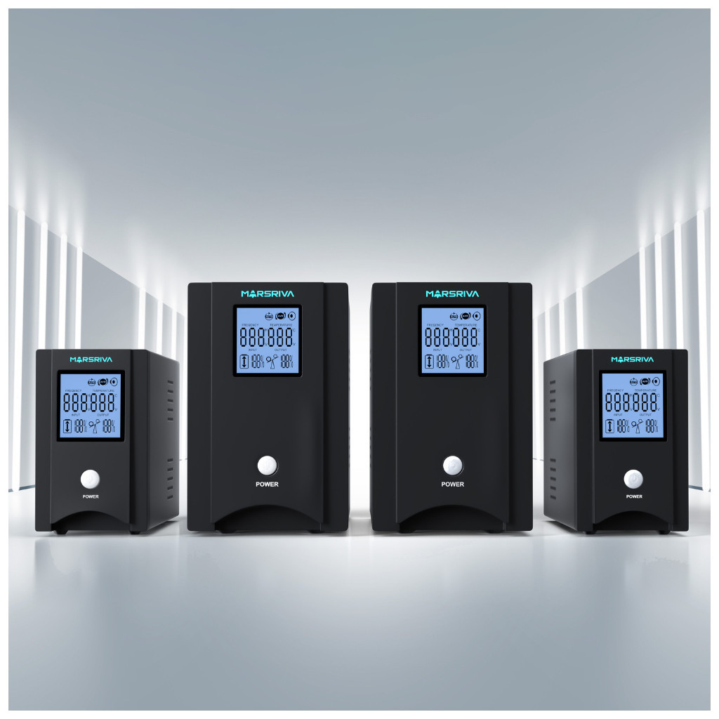 Пристрій безперебійного живлення Marsriva MR-UF1500P-H 1500VA (MR-UF1500P-H) - зображення 5