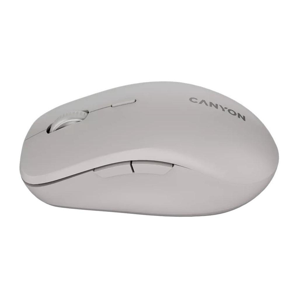 Мишка Canyon MW-12 Wireless/Bluetooth Grey (CNS-CMSW12DG) - зображення 4