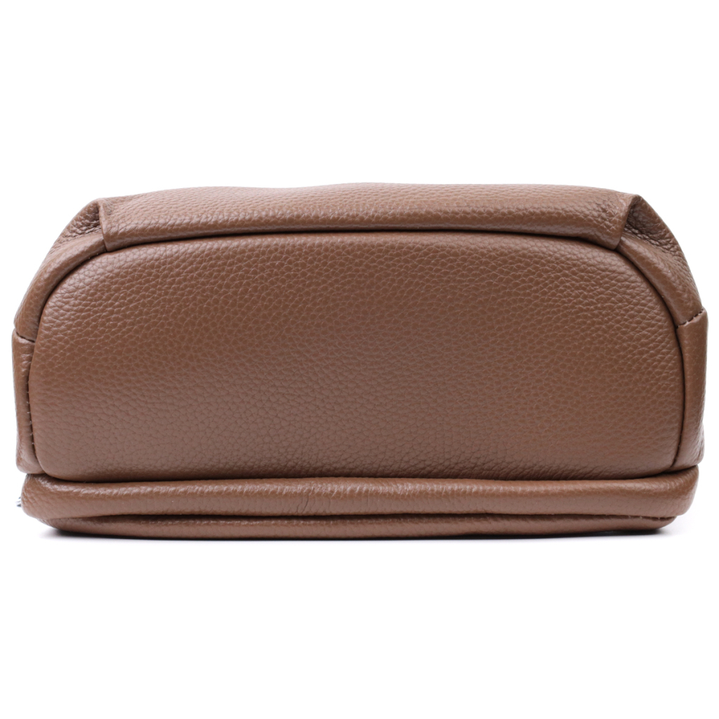 Сумка Vintage З двома відділеннями з натуральної шкіри Коричнева (22596) - зображення 7