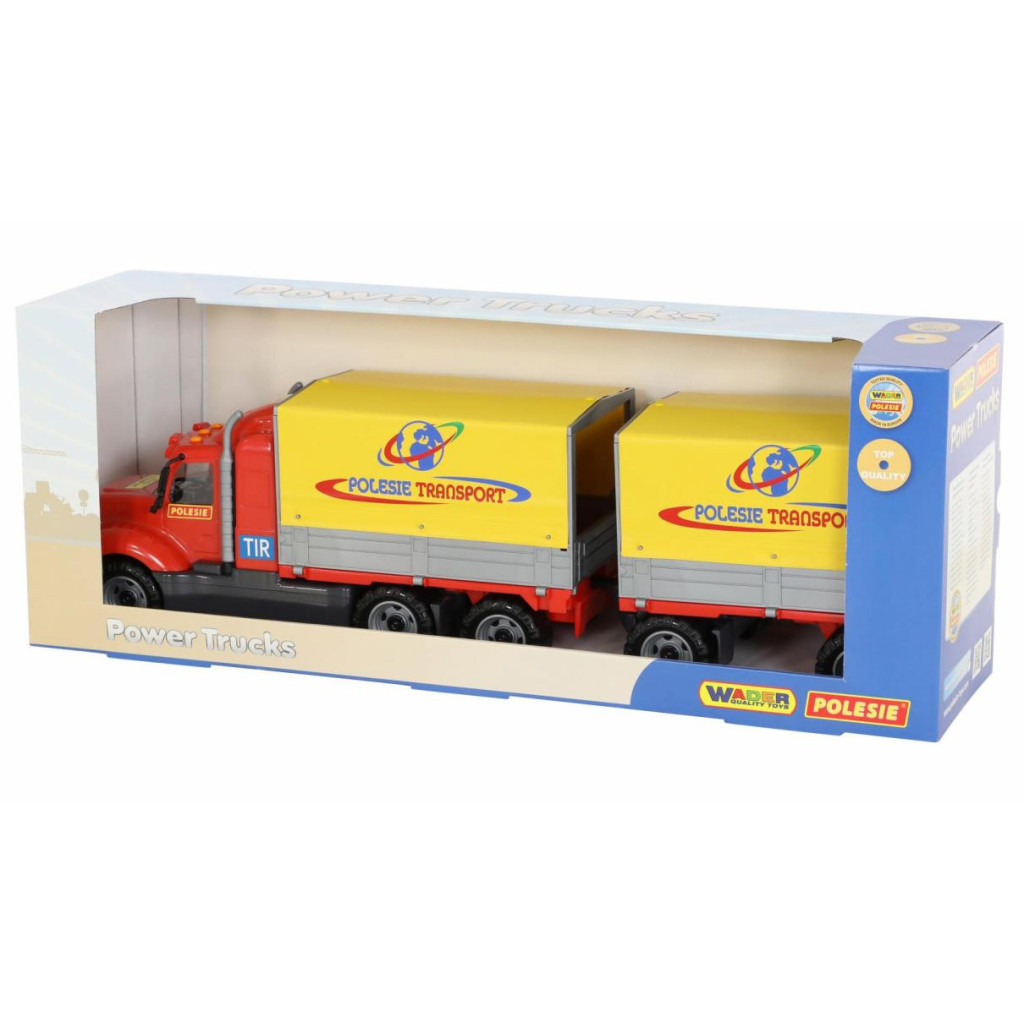 Спецтехніка Polesie автомобіль бортовий тентовий "Майк" (55576) - зображення 5