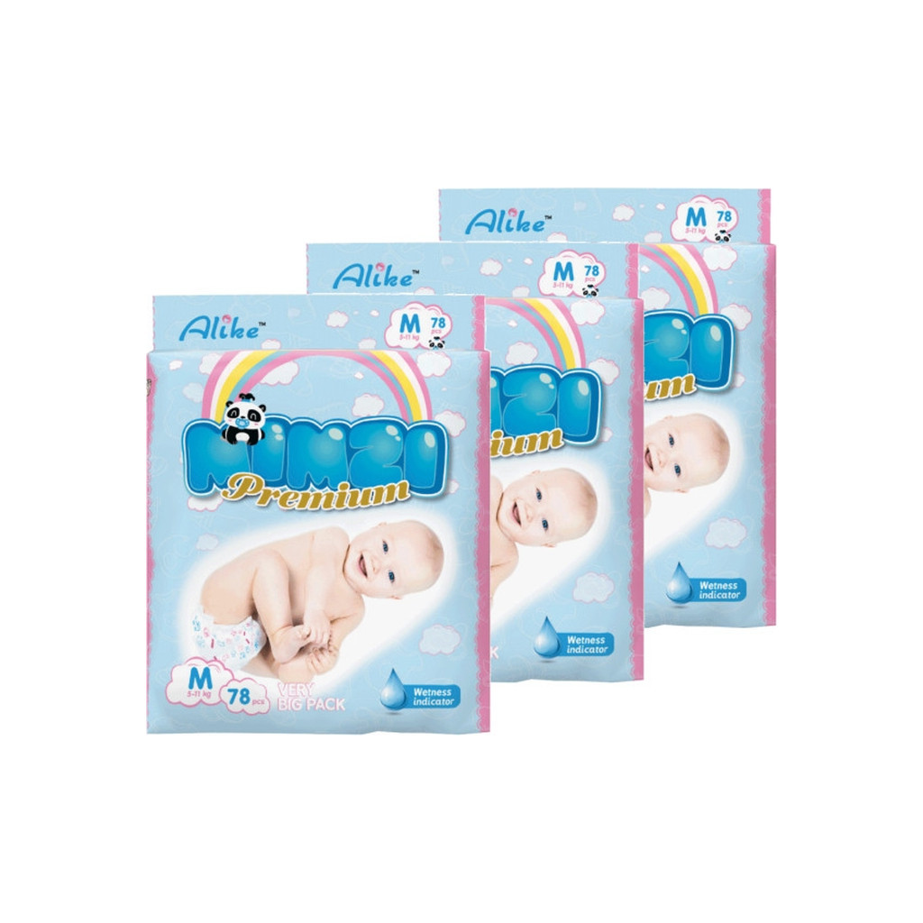 Підгузки Mimzi M 5-11 кг 78 шт 3 упаковки (MDM3) (4820209837513) - зображення 1