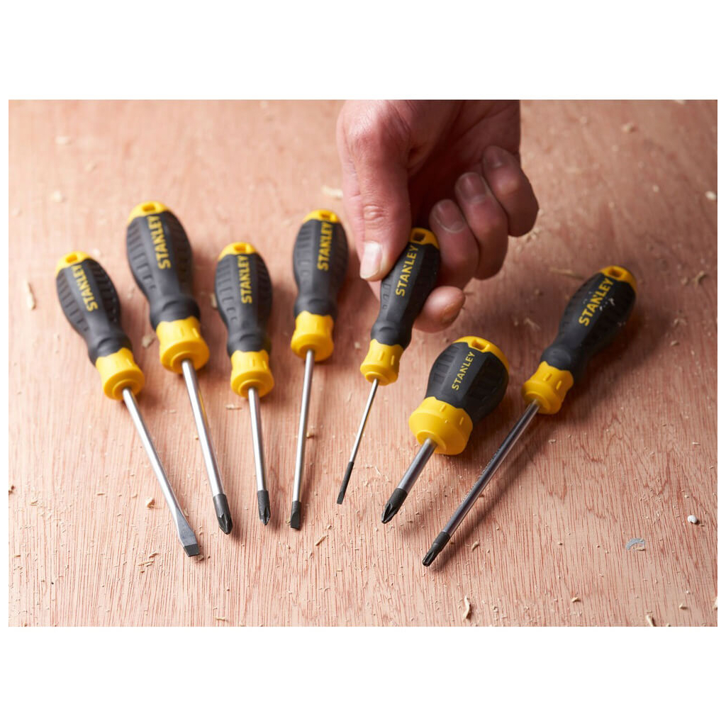 Викрутка Stanley Cushion Grip, SL 2,5x60мм, з паралельним джалом. (STHT16151-0) - зображення 5