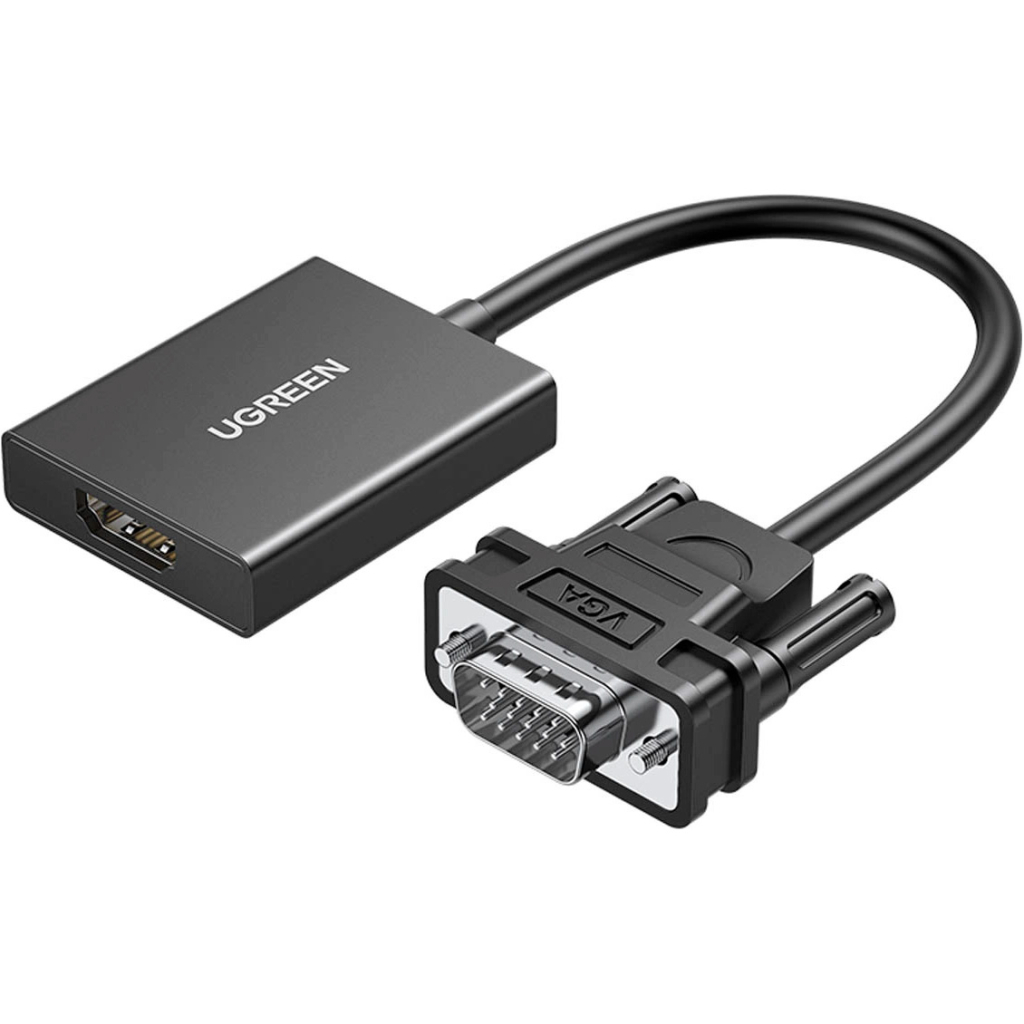 Перехідник VGA M to HDMI F CM513 black Ugreen (50945) - зображення 1