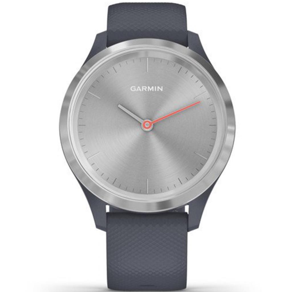 Смарт-годинник Garmin vivomove 3S, Silver, Granite Blue, Silicone (010-02238-20) - зображення 6