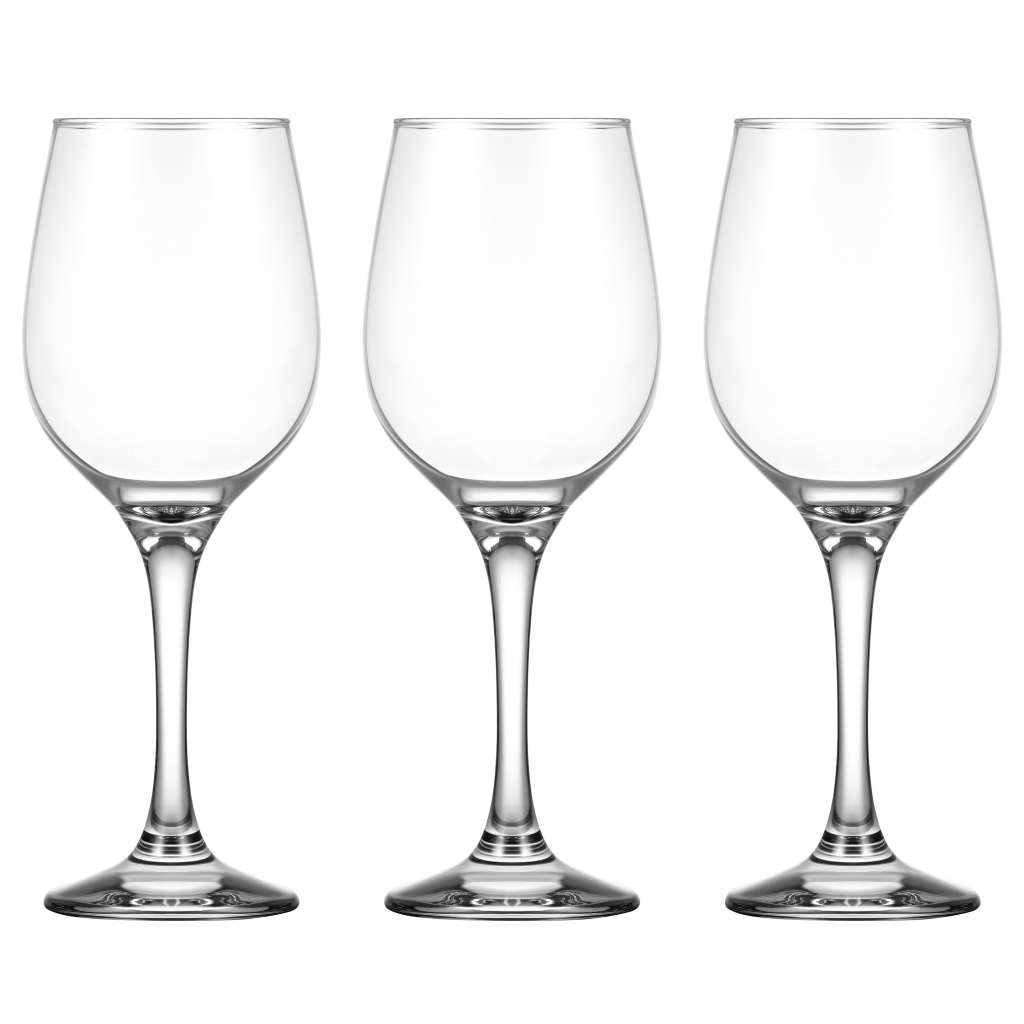 Набір келихів Ardesto Gloria 395мл, 3шт, скло, прозорий (AR2639GWT) - зображення 2