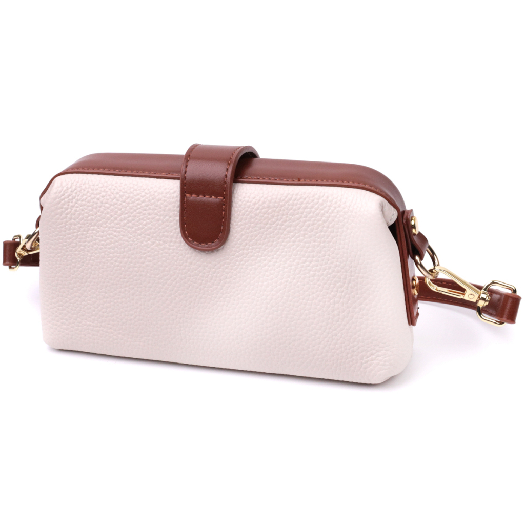 Сумка Vintage З натуральної шкіри Біла (22426) - зображення 2