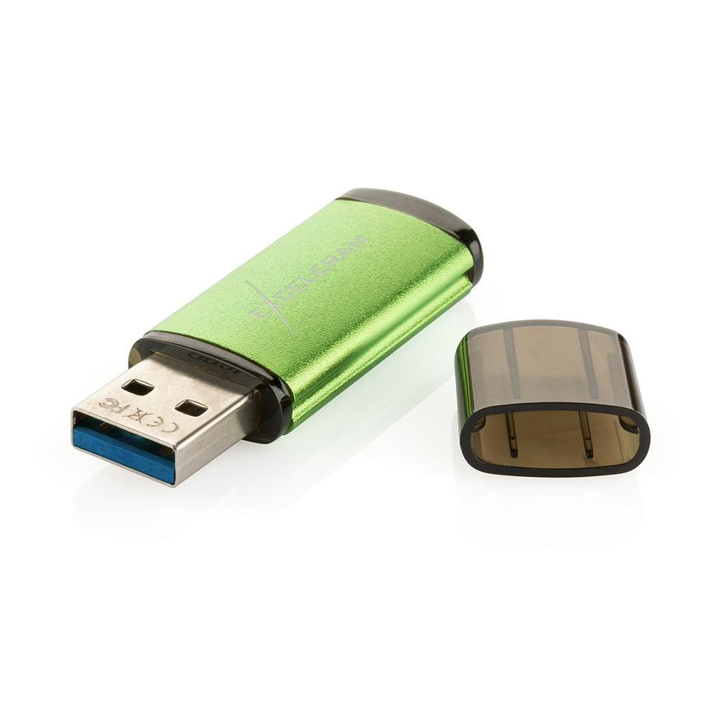 USB флеш накопичувач eXceleram 128GB A3 Series Green USB 3.1 Gen 1 (EXA3U3GR128) - зображення 5