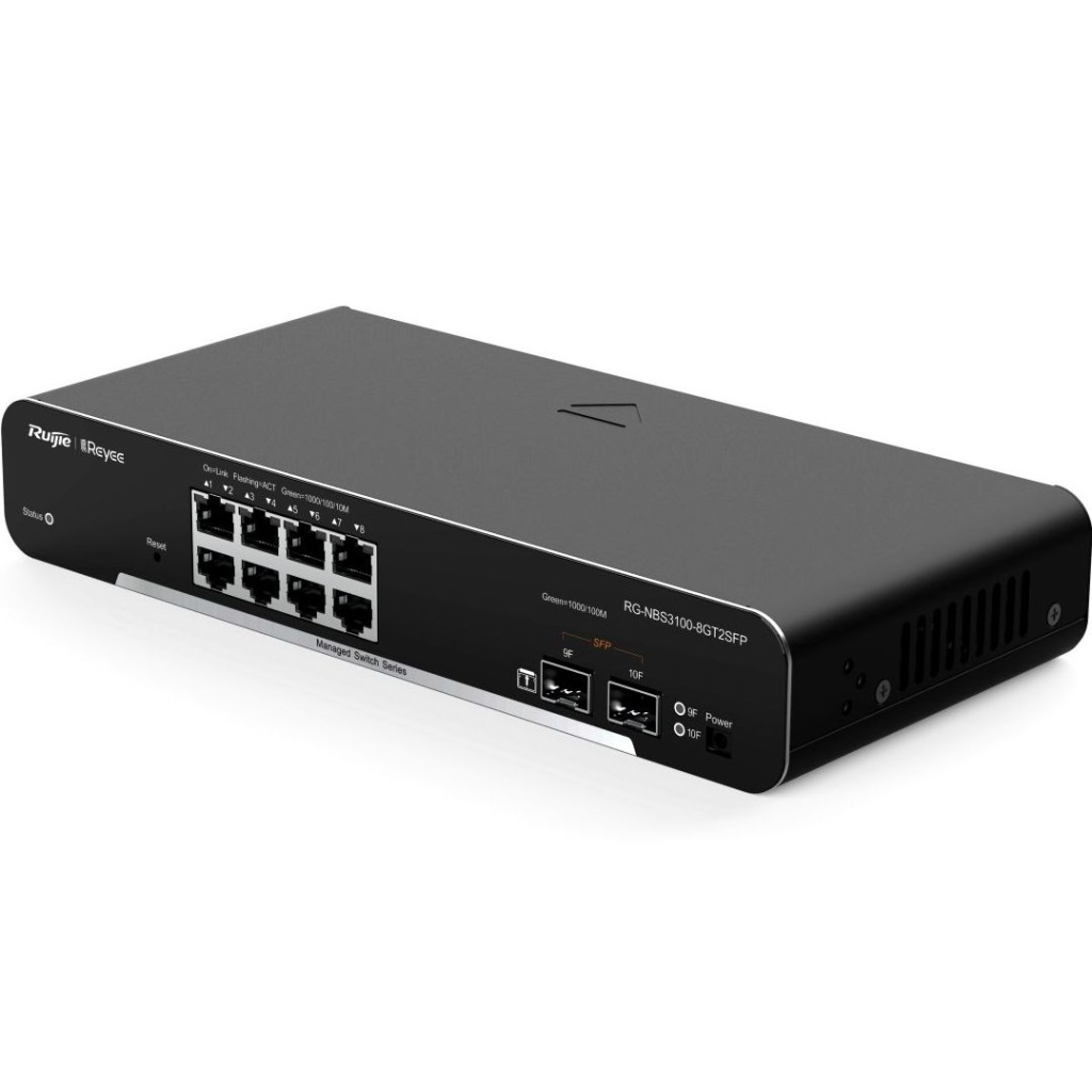 Комутатор мережевий Ruijie Networks RG-NBS3100-8GT2SFP - зображення 4