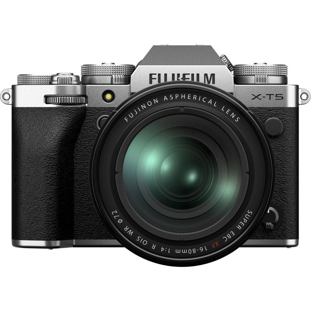 Цифровий фотоапарат Fujifilm X-T5 + XF 16-80 F4 Kit Silver (16782600) - зображення 1