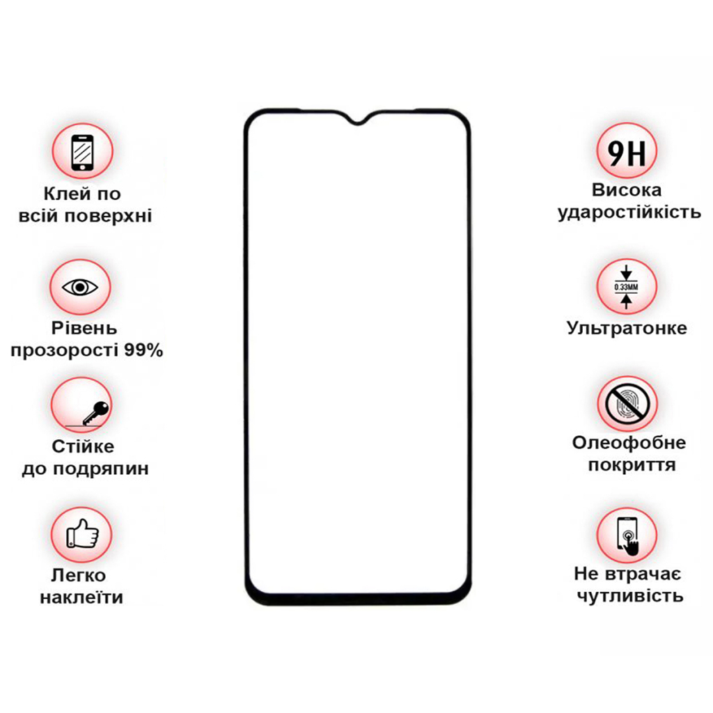 Скло захисне BeCover Blackview A52 Pro Black (712128) - зображення 3