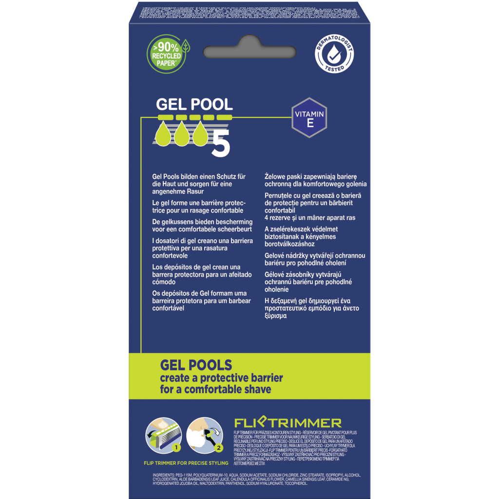 Бритва Wilkinson Sword Hydro 5 Sensitive Clampack + 4 змінні картриджі (4027800216604) - зображення 2