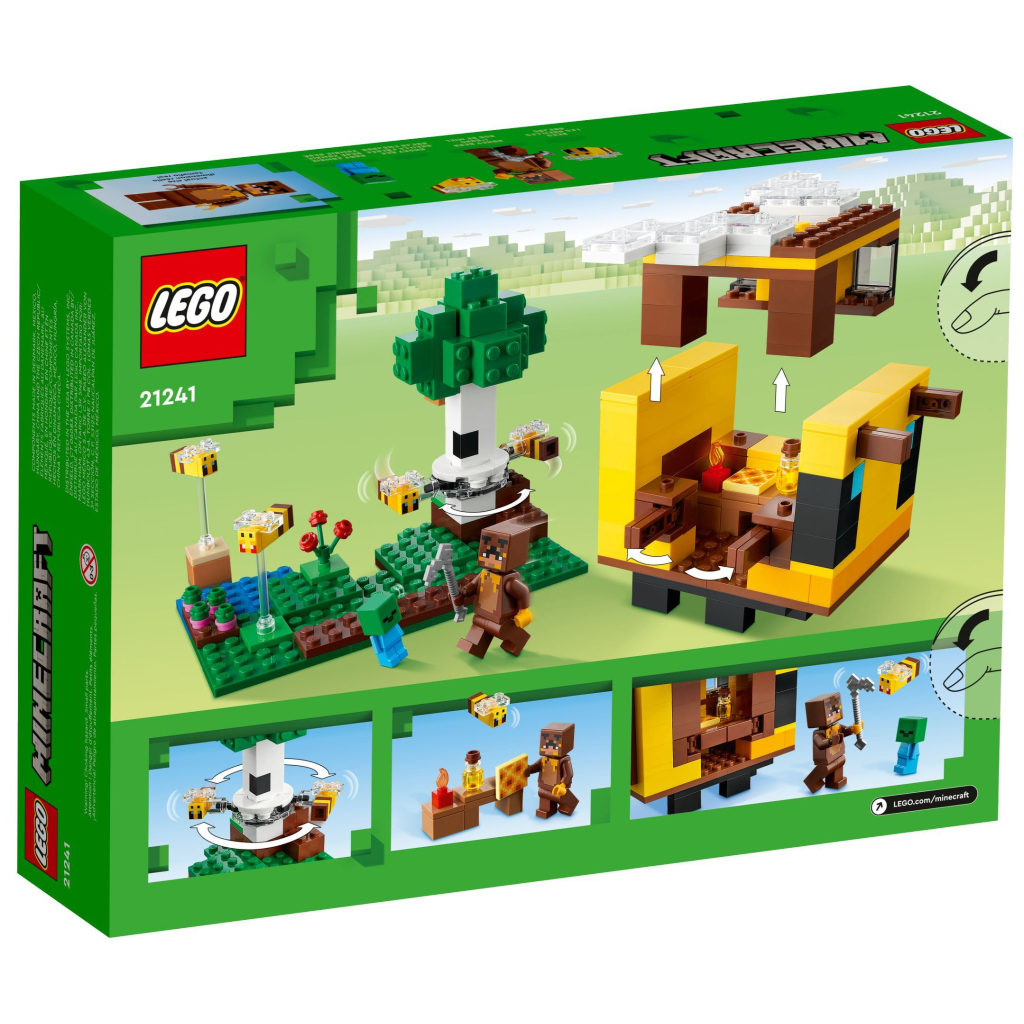 Конструктор LEGO Minecraft Бджолиний будиночок 254 деталі (21241-) - зображення 8