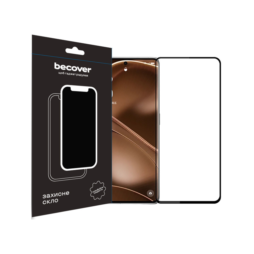 Скло захисне BeCover Poco X6 Pro Black (710625) - зображення 1