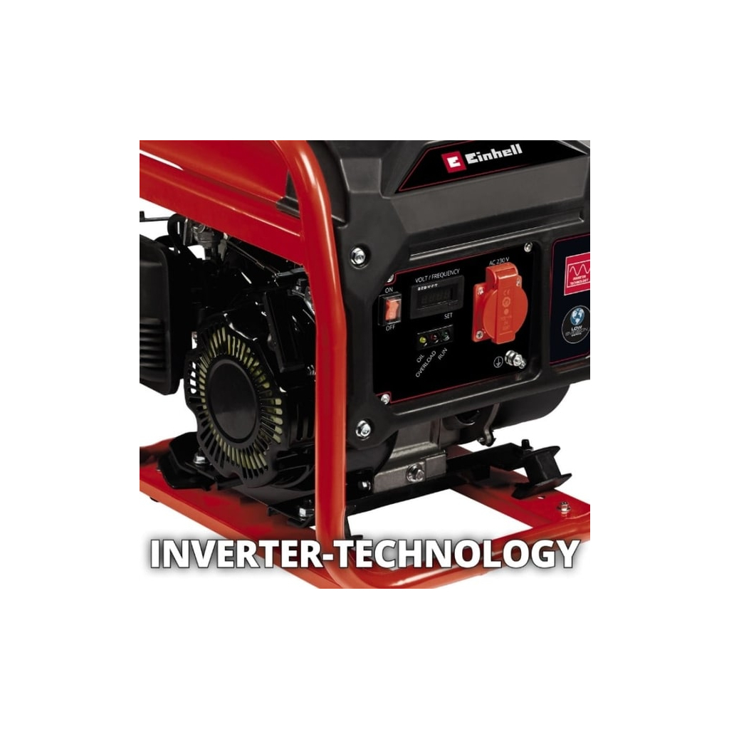 Генератор Einhell інверторний TC-IG 1100, 1100Вт, 3600об/хв, 1х230В, 4.35А, 6.5л, ручний старт (4152580) - зображення 2