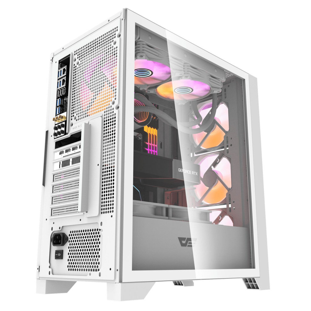Корпус для ПК DARKFLASH DRX70 GLASS WHITE - зображення 11