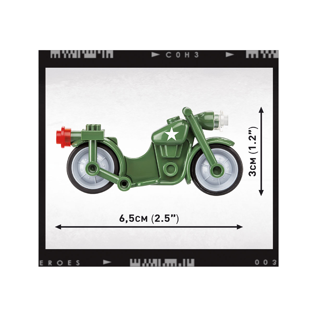 Конструктор Cobi Company of Heroes 3 USA Центр Авіапідтримки, 652 деталі (COBI-3042) - зображення 4