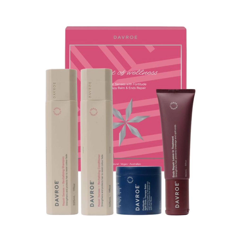 Набір косметики Davroe Repair Senses Шампунь + Кондиціонер + Бальзам + Еліксир (9326123011442) - picture 1