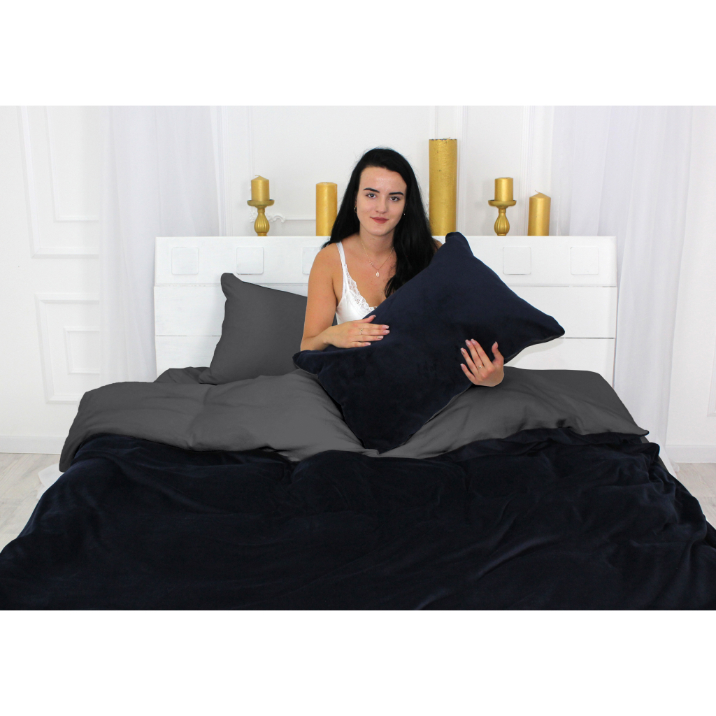 Постільна білизна MirSon Велюр Winter Delicate 28-0082 Ciclamino King Size (2200004041612) - зображення 4