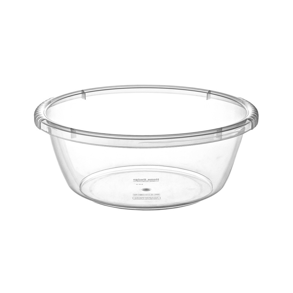 Таз Irak Plastik Круглий Прозорий 10 л (6537) - зображення 1