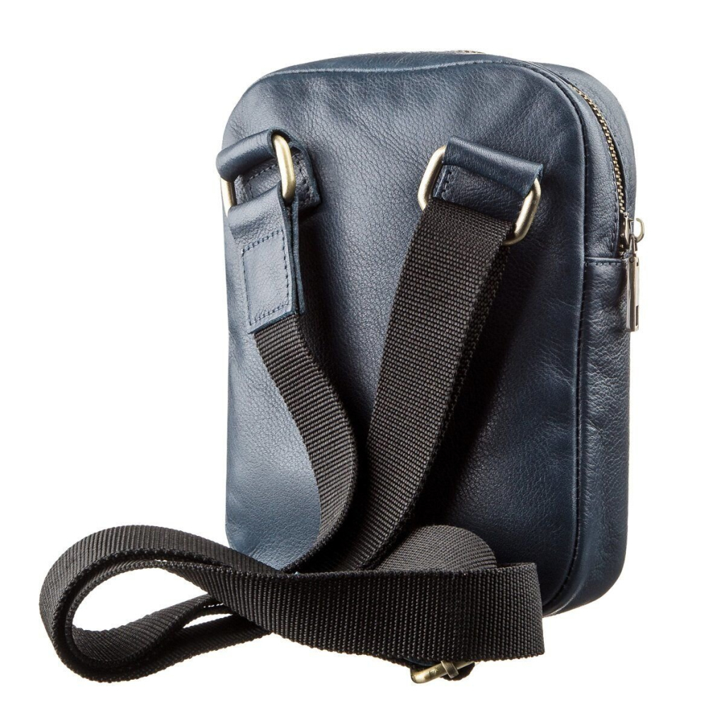 Сумка Shvigel Чоловіча шкіряна Синя (19105) - зображення 2