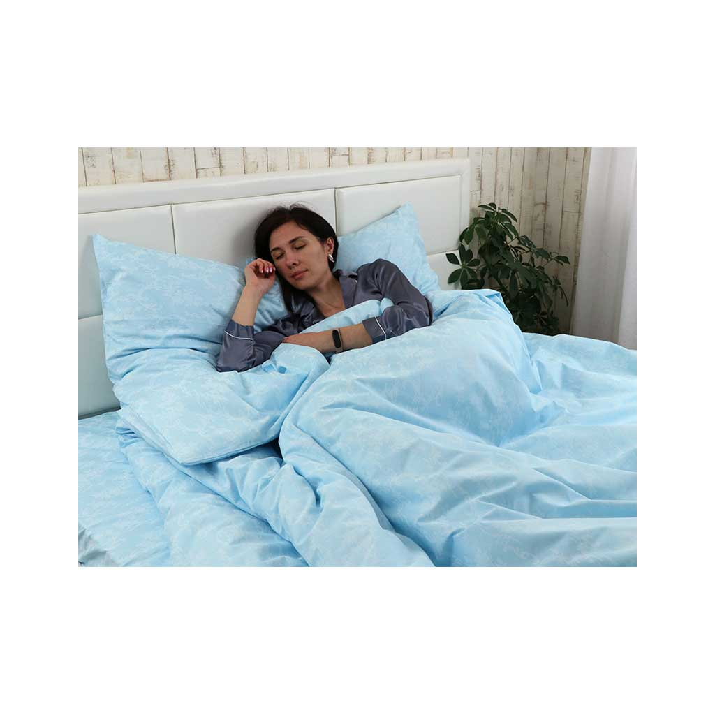 Підковдра Руно бязь Вензель блакитна 175х215 см (58.114Б_Блакитна вензель) - зображення 5