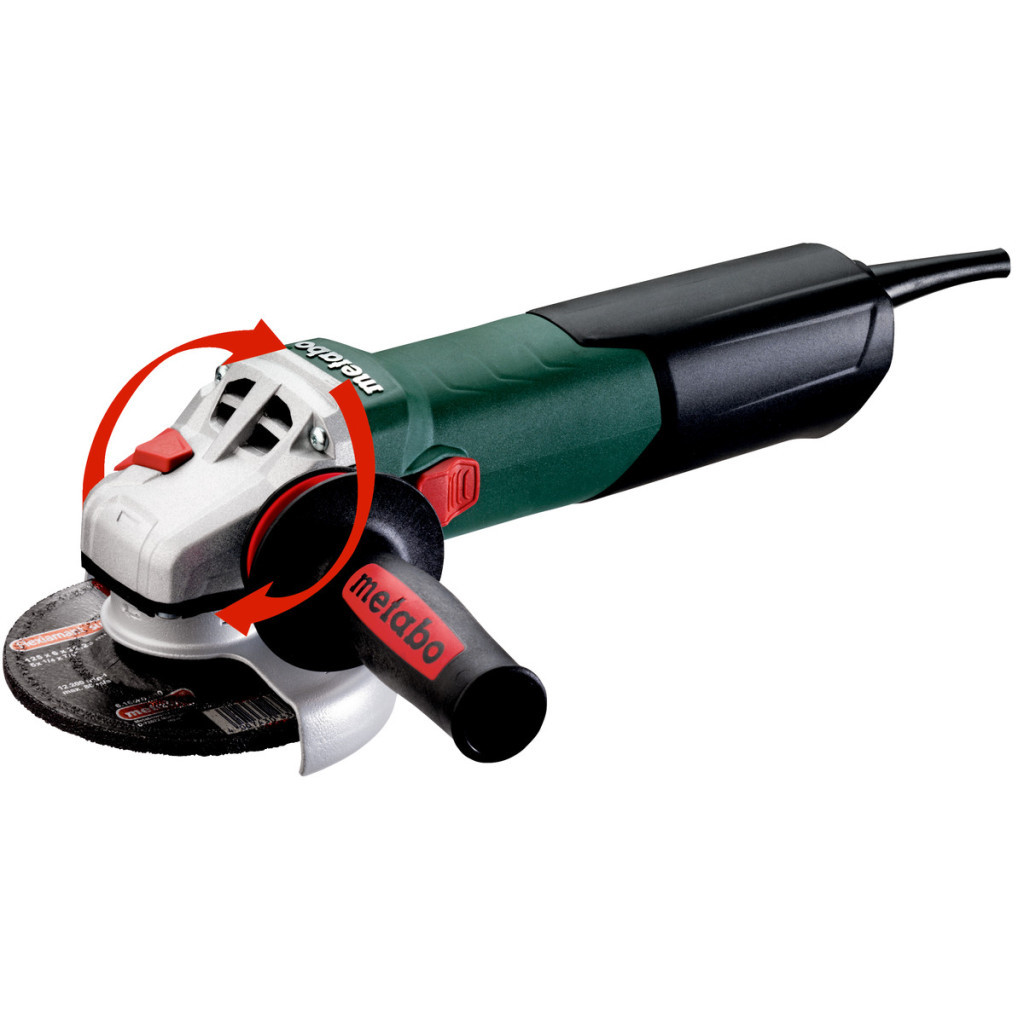 Шліфувальна машина Metabo WEV 19-125 Q M-BRUSH 125мм, 1900Вт, 2800-11000об/хв, 2.5кг (613108000) - зображення 4