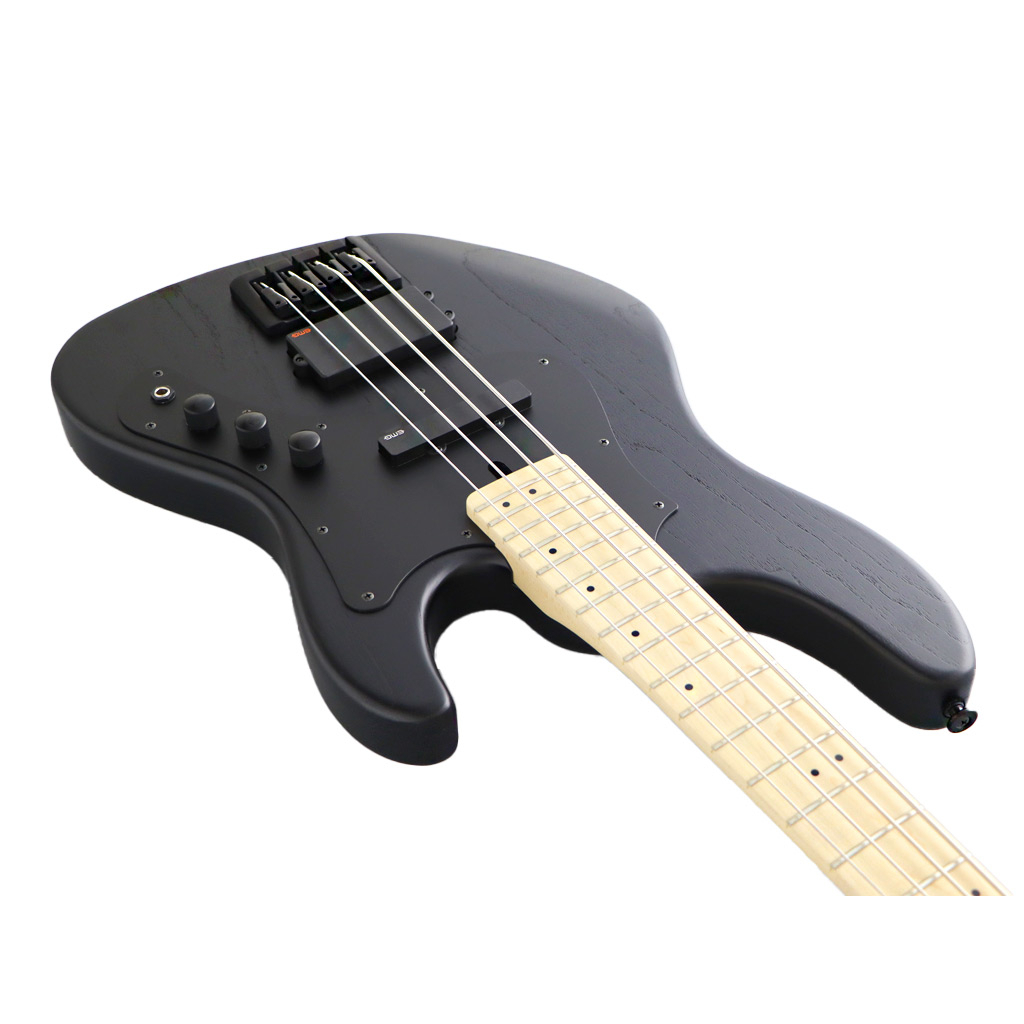 Бас-гітара FGN Mighty Jazz Dark Evolution Series Open Pore Black (JMJ3-ASH-DE-M/OPB) - зображення 4