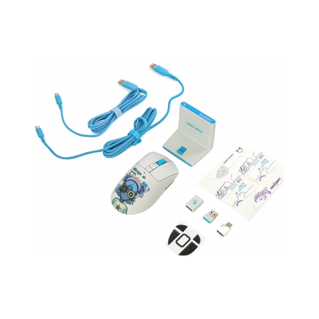 Мишка A4Tech Bloody R73 Ultra Duo Wireless Nyx Mirage (4711421002363) - зображення 12