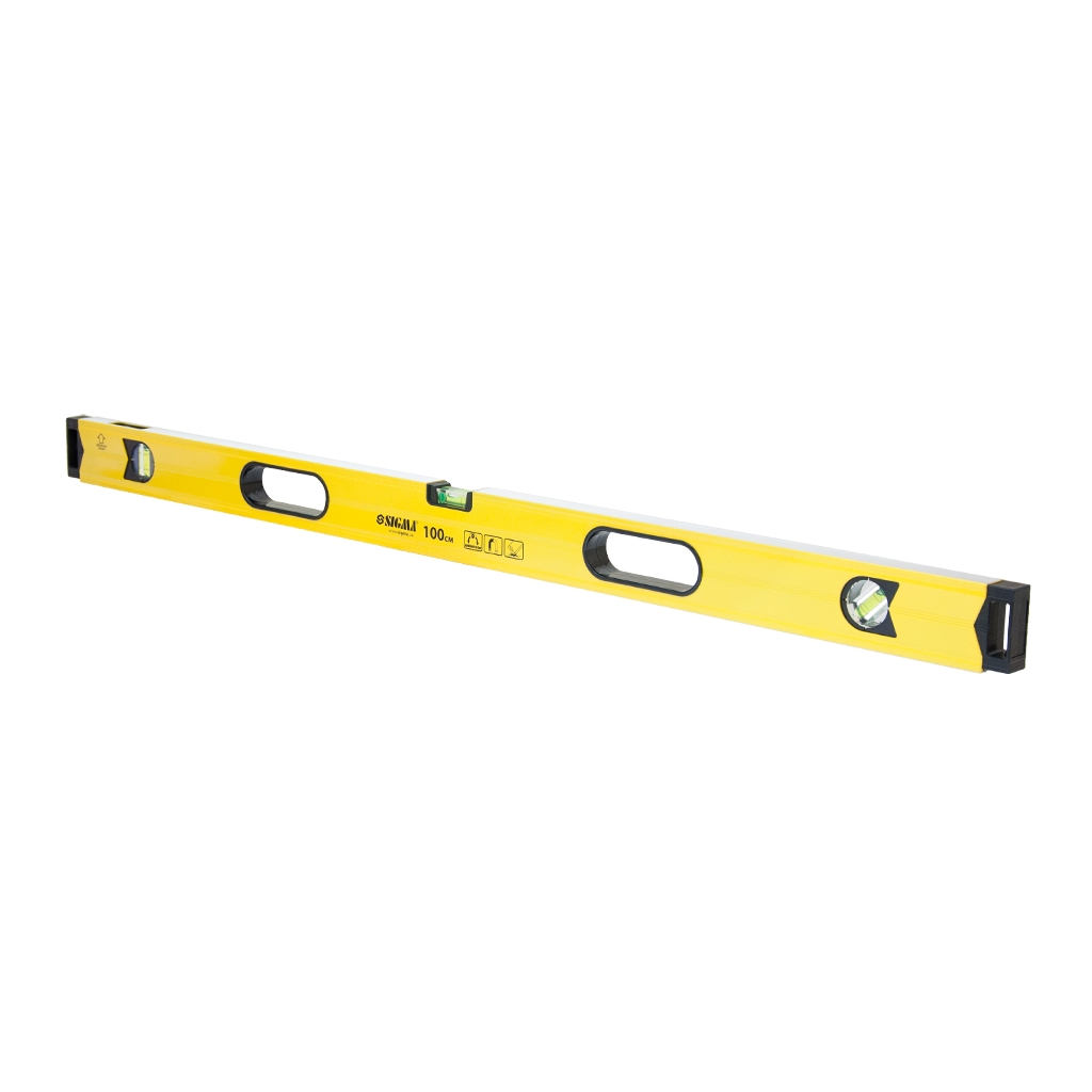 Рівень Sigma магнітний, 3 капсули + вічко 100см (3732101) - зображення 3