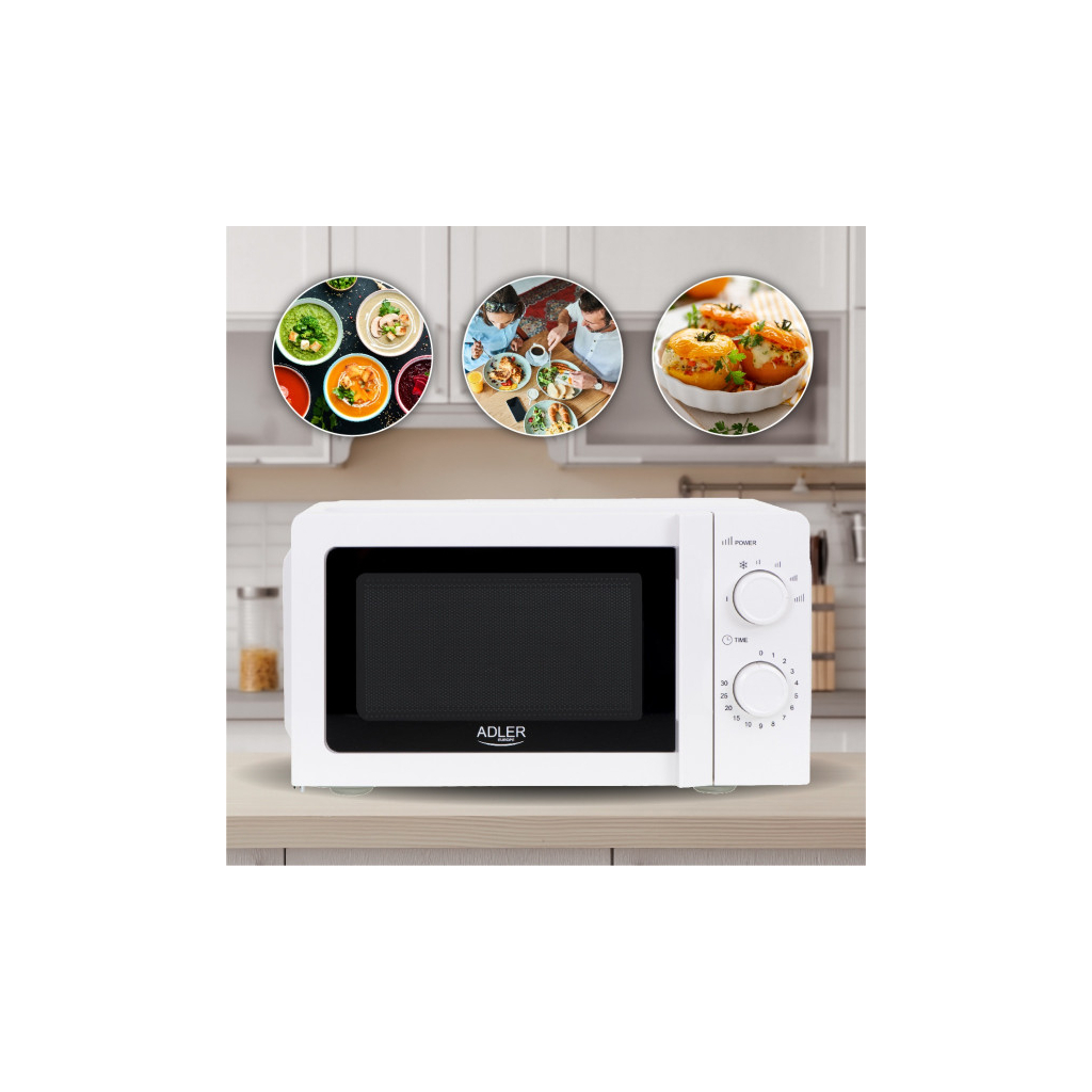 Мікрохвильова піч Adler AD 6205 - зображення 9