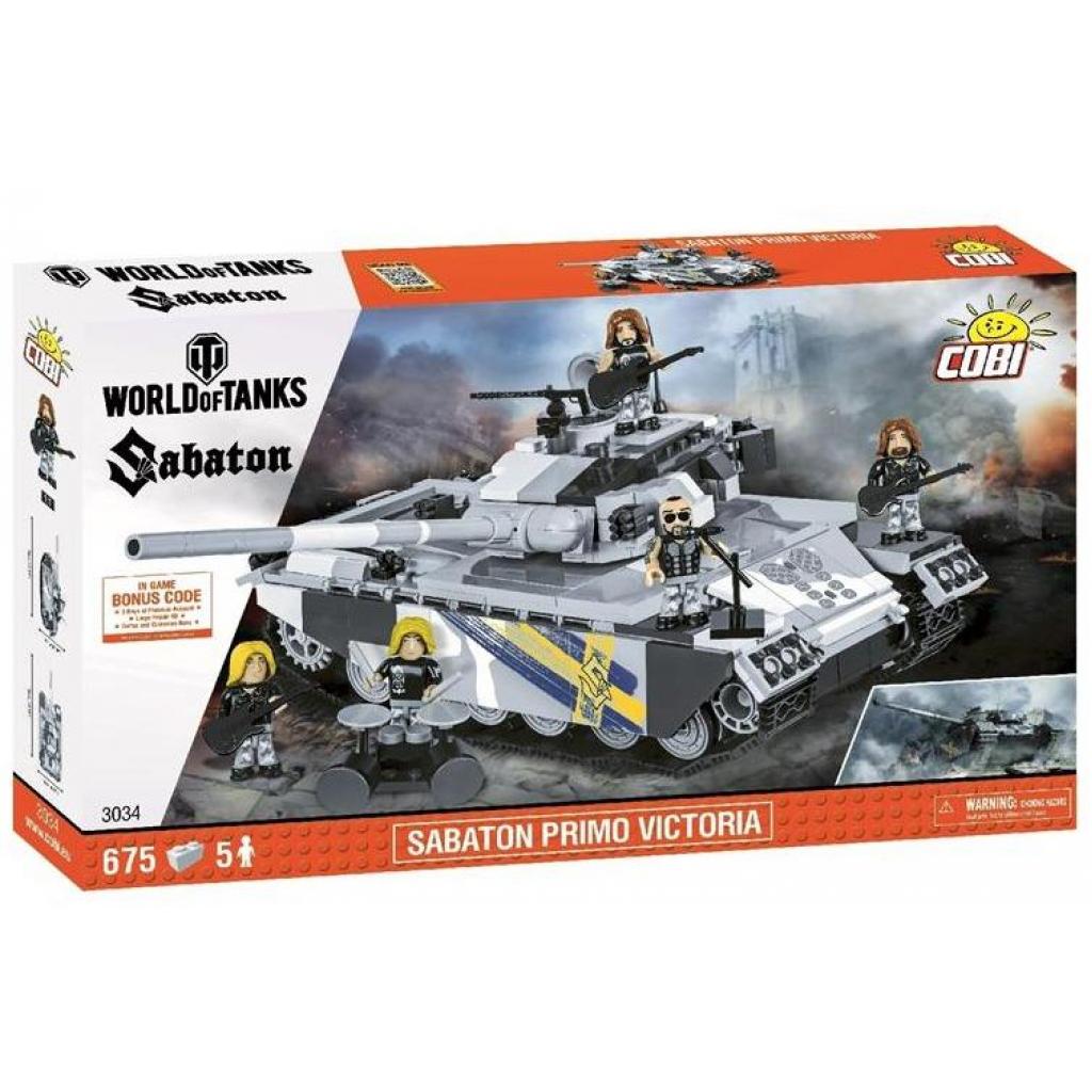 Конструктор Cobi World Of Tanks Сабатон Прімо Вікторія (5902251030346) - зображення 1
