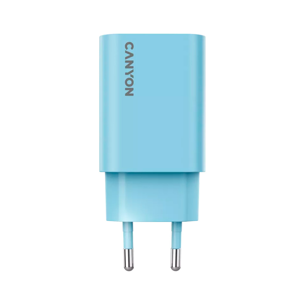 Зарядний пристрій Canyon 30CL OnCharge USB-C PD30W Light Blue (CNE-CHA30CLLBL) - зображення 5