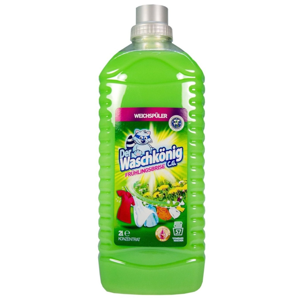 Кондиціонер для білизни Waschkonig Fruhlingsbrise Весняна свіжість 2 л (4260418930139) - зображення 1