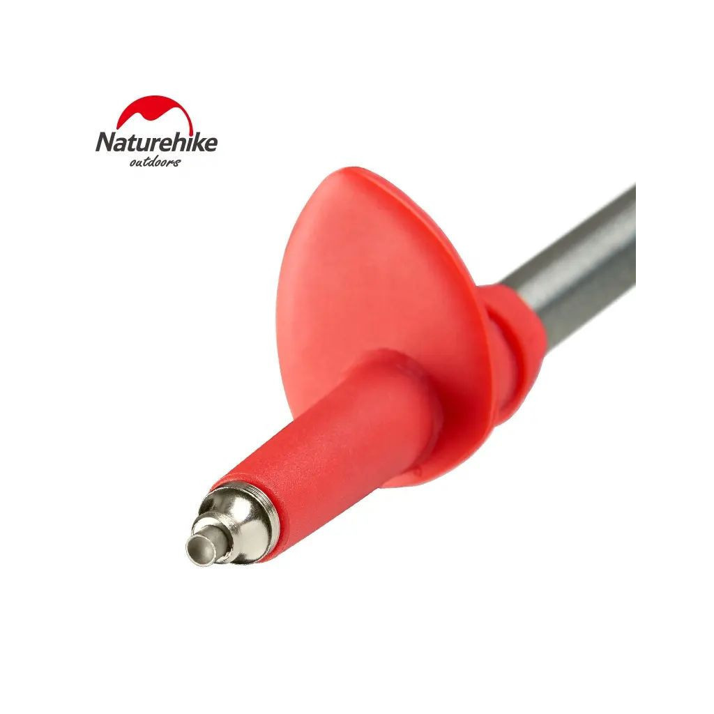 Трекінгові палиці Naturehike ST06 NH17D006-D 3-секційна біла 1 шт (6927595748589) - зображення 4