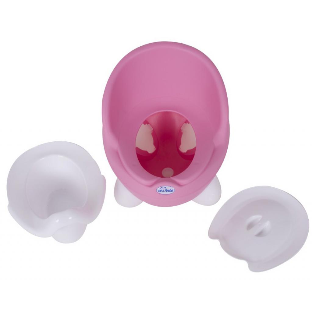 Горщик Sevi Bebe стільчик 66 Рожевий (8692241106621) - зображення 3