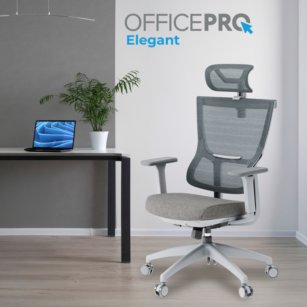 Офісне крісло OfficePro Elegant OC600-G-DG-DG (OC600-G-DG-DG) - picture 9