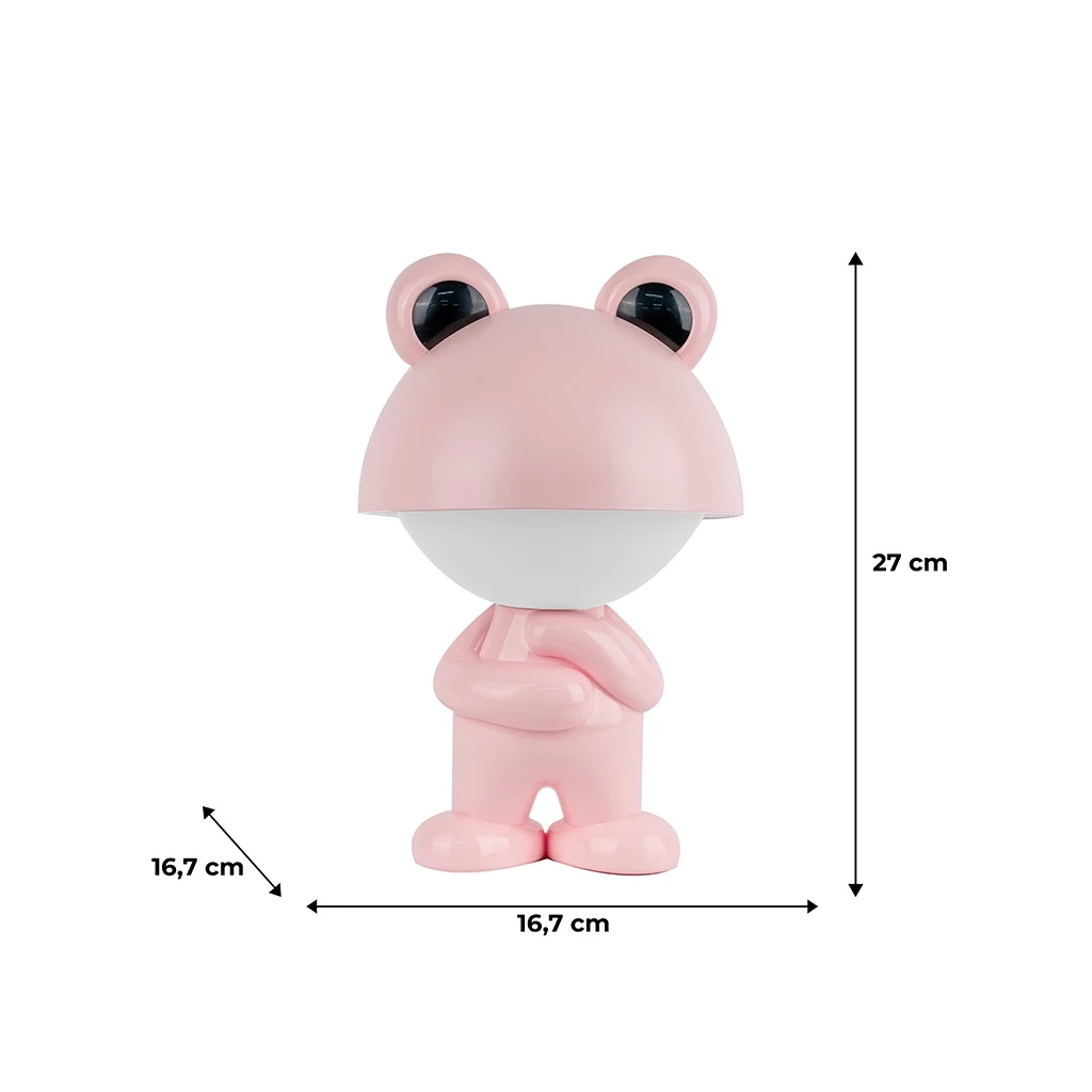 Нічник Kite Світильник LED з акумулятором Dreamy Froggy, рожевий (K25-315-3-2) - зображення 6