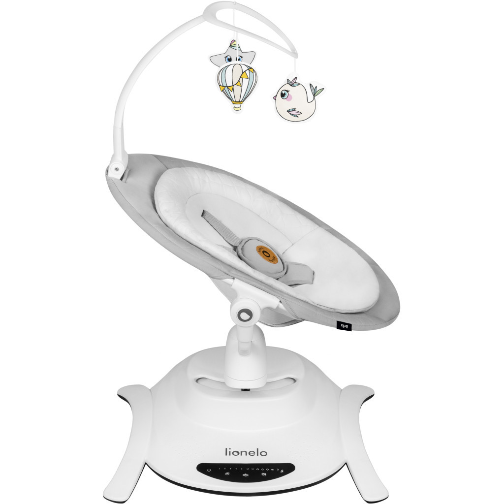 Крісло-гойдалка Lionelo Bella Grey Concrete (LO-BELLA GREY CONCRETE) - зображення 5